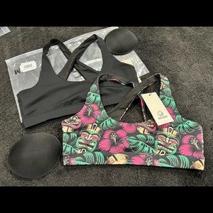 2 Feed Me Fight Me sports bra Sz medium